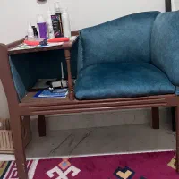 میز تلفن نشیمن دار مبله سالم