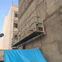 سیمانکاری جایگزین داربست بالابرآسانسور(کلایمر)|مصالح و تجهیزات ساختمان|مشهد, الهیه|دیوار