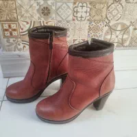 کفش چرم زنانه  ۳۶ نیم بوت