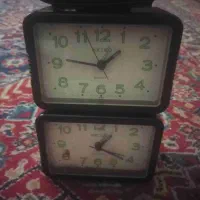 تعداد 4 عدد ساعت رومیزی قدیمی زنگ دار و رقاصک دار|کلکسیون اشیاء عتیقه|بروجرد, |دیوار