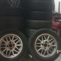 رینگ ۱۵ خرچنگی با لاستیک دست دوم|قطعات یدکی و لوازم جانبی|یاسوج, |دیوار