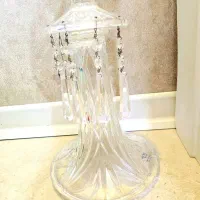 دو عدد شمعدان کریستال لهستان|لوستر و چراغ آویز|قم, باجک دو|دیوار