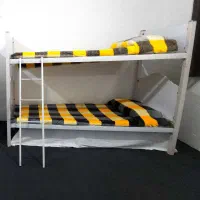 تخت دوطبقه خوابگاهی طرح ممبران ستون فلز+لوازم کامل|تخت و سرویس خواب|اهواز, کیانپارس |دیوار