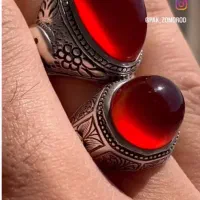 انگشتر عقیق سرخ