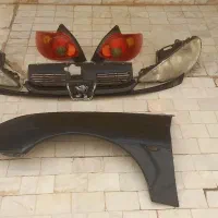 وسایل پژو 206 مشکی