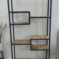 قفسه چوبی و فلزی نو