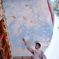 نقاشی پتینه میکروسیمنت|خدمات پیشه و مهارت|کرج, کوی مهر|دیوار