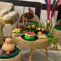 صندلی میز حصیری سنتی