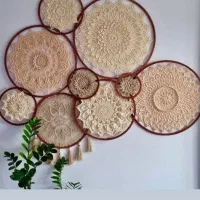 سفارش دیوارکوب ماندالابافی درقزوین|صنایع دستی و سایر لوازم تزئینی|قزوین, |دیوار