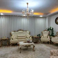 مبلمان استیل چوب گردو منبت ها کار دست|مبلمان خانگی و میز عسلی|گرمدره, |دیوار