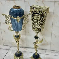 گلدان گلدون برنزی برنجی هندی کنارسالنی تزئینی|صنایع دستی و سایر لوازم تزئینی|مشهد, شهید رضوی|دیوار