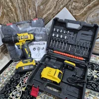 دریل پیچ بند شارژی 18 ولت ادون با لوازم