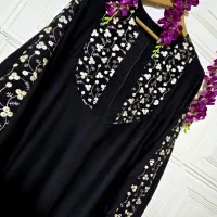 مانتو عباالیزه سوزن دوزی شده|لباس|کرج, برغان|دیوار