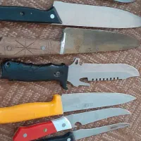 سرویس چاقو و۸ عدد چاقو تک|ظروف پخت‌وپز|بروجرد, |دیوار