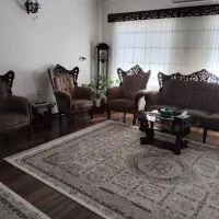 مبل استیل ۷ نفره با میز وسط و دو عسلی