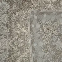 فرش ابریشم گل برجسته چک شش ماه|فرش|مبارکه, |دیوار