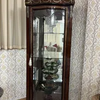 بوفه با چوب معرق تمیز بدون زدگی