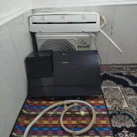 کولر دو تیکه۱۸ ودرب حیاط ( دو متر و ۲۰) و هود|کولر گازی و فن‌کوئل|هندیجان, |دیوار