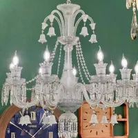 لوستر باکارات باکارا عسلی شامپاینی شفاف|لوستر و چراغ آویز|تهران, اکباتان|دیوار