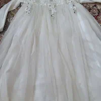 لباس عروس دخترانه ده سال|کفش و لباس بچه|قم, نخودی|دیوار