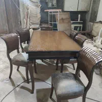 صندلی و میز ناهار خوری مدل صدفی|میز و صندلی غذاخوری|مشهد, شهرک رازی (شهرک غرب)|دیوار