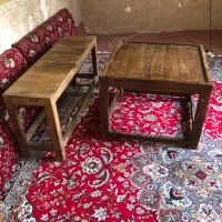 میز و نیمکت چوبی