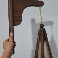 لوستر دیواری چوبی