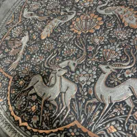 مجمع شکارگاه مسی قدیمی هدیه روز مادر وشب چله|کلکسیون اشیاء عتیقه|تهران, استخر|دیوار