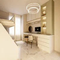 کابینت کمد دیواری جاکفشی میزTV  دکوراسیون داخل mdf