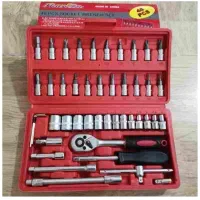 باکس آچار مدل فانکو چهل و شش عدد جنس کروم