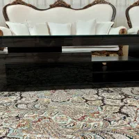 میز تلویزیون سامسونگ مشکی هایگلس