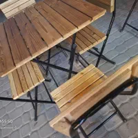 میز تاشو ترموود 4نفره برای منزل و مسافرتی70در70|حراج|ماسال, |دیوار