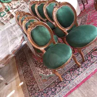 مبل ناهار خوری ۱۷ نفره قاجاری طرح مسکو ۹ نفره|مبلمان خانگی و میز عسلی|تهران, خلازیر|دیوار