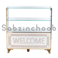 پیشخوانهای فروشگاهی میز ویترینی مغازه قفسه