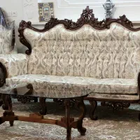 یک دست مبل ۹ نفره استیل همراه بوفه|مبلمان خانگی و میز عسلی|گلپایگان, |دیوار