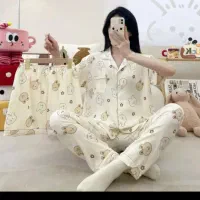 لباس خواب سه تیکه و لباس زیر