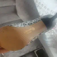 نیم بوت پاشنه بلند پلنگی مارک
