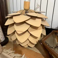 لوستر چوبی|لوستر و چراغ آویز|خرم‌آباد, |دیوار