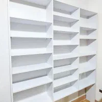 قفسه کتابخانه و مغازه