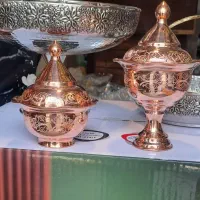 ظروف مسی وزماک طرح های زیبا همه مدل|ظروف سرو و پذیرایی|تهران, مسعودیه|دیوار