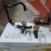 شیرآلات مشکی طلایی dft11