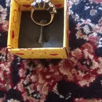 دو انگشتر زنانه و مردانه نقره