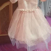 لباس عروس بچه گانه فقط یک بارپوشیده