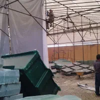 چادر برزنت سقف روی داربست دوخت و سایبان|کوهنوردی و کمپینگ|تهران, تهرانسر شرقی|دیوار