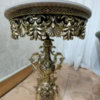 میز طلایی کنارسالنی ،عسلی،خاطره، سماور