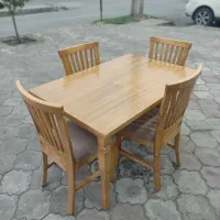 نهار خوری چهار نفره/آماده تحویل|میز و صندلی غذاخوری|رشت, جهاد|دیوار