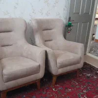 فروش مبل راحتی نیم ست و یک عدد بوفه|مبلمان خانگی و میز عسلی|مراغه, |دیوار