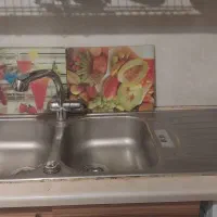 سینک دو لنگه تمام استیل خارجی