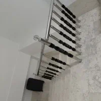 نرده استیل.نرده شیشه ای.حفاظ بانکی
