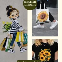 آموزش گل پارچه ای فشن و کریشه و نقاشی پارچه و کچه|خدمات آموزشی|مشهد, دانشجو|دیوار